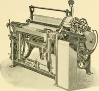 An illustration from Labor-saving looms : a brief treatise on plain weaving and the recent improvements in that line, with special reference to the Northrup looms manufactured by Draper company, Hopedale, Mass., U. S. A. (1904)