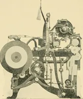 An illustration from Labor-saving looms : a brief treatise on plain weaving and the recent improvements in that line, with special reference to the Northrup looms manufactured by Draper company, Hopedale, Mass., U. S. A. (1904)