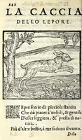 Picture 10 of 11 from La caccia di Giacomo di Foglioso, scudiero e signore di esso luogo, paese di Gastina in Poitù : con molte ricette & rimedij per risanare i cani da diuerse malattie (1615), leaf 252