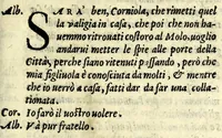 An illustration from La camariera; comedia (1583)