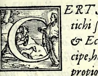 An illustration from La Cangenia : tragicomedia (1561)