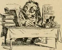 An illustration from La caricature et les caricaturistes ; (1900)
