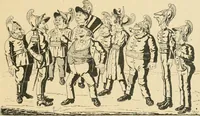 An illustration from La caricature et les caricaturistes ; (1900)