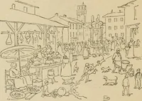 An illustration from La caricature et les caricaturistes ; (1900)