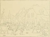 An illustration from La caricature et les caricaturistes ; (1900)