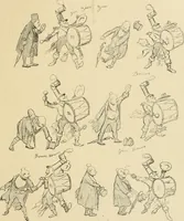 An illustration from La caricature et les caricaturistes ; (1900)