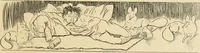 An illustration from La caricature et les caricaturistes ; (1900)
