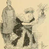 An illustration from La caricature et les caricaturistes ; (1900)