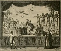 An illustration from La caricature et les caricaturistes ; (1900)