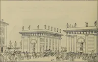 An illustration from La carrozza nella storia della locomozione (1901)