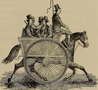 An illustration from La carrozza nella storia della locomozione (1901)