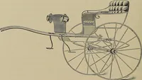An illustration from La carrozza nella storia della locomozione (1901)