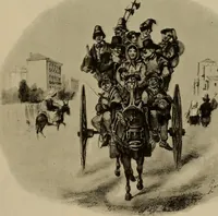 An illustration from La carrozza nella storia della locomozione (1901)