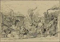 An illustration from La carrozza nella storia della locomozione (1901)