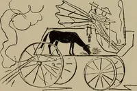An illustration from La carrozza nella storia della locomozione (1901)