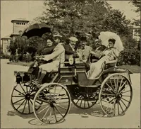 An illustration from La carrozza nella storia della locomozione (1901)