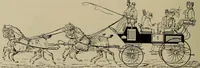 An illustration from La carrozza nella storia della locomozione (1901)