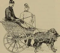 An illustration from La carrozza nella storia della locomozione (1901)