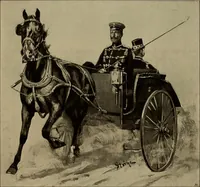 An illustration from La carrozza nella storia della locomozione (1901)