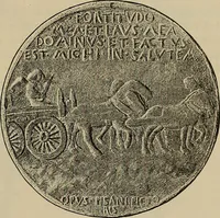 An illustration from La carrozza nella storia della locomozione (1901)
