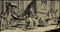 An illustration from La carrozza nella storia della locomozione (1901)