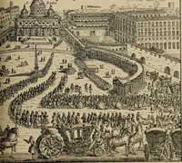 An illustration from La carrozza nella storia della locomozione (1901)