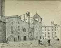 An illustration from La casas de religiosos en Cataluña durante el primer tercio del siglo 19 (1906)