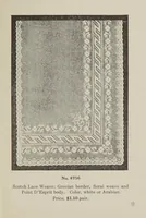 Picture 2 of 13 from Lace curtains : Nottingham, bobbinette, corded Arabians ... custom made draperies, laces, over drapes, bed sets, door panels (1910), leaf 11