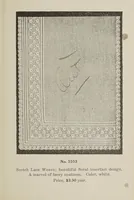 Picture 10 of 13 from Lace curtains : Nottingham, bobbinette, corded Arabians ... custom made draperies, laces, over drapes, bed sets, door panels (1910), leaf 27