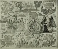 An illustration from The lace & embroidery collector; a guide to collectors of old lace and embroidery (1922)