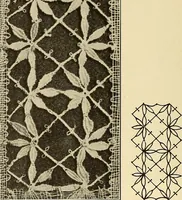 An illustration from A lace guide for makers and collectors; with bibliography and five-language nomenculture, profusely illus. with halftone plates and key designs (1920)