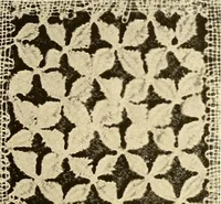 An illustration from A lace guide for makers and collectors; with a bibliography and five-language nomenclature, profusely illus. with halftone plates and key designs (1920)