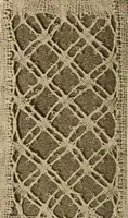 An illustration from A lace guide for makers and collectors; with a bibliography and five-language nomenclature, profusely illus. with halftone plates and key designs (1920)