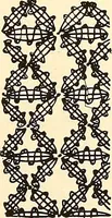 An illustration from A lace guide for makers and collectors; with a bibliography and five-language nomenclature, profusely illus. with halftone plates and key designs (1920)