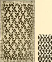 An illustration from A lace guide for makers and collectors; with a bibliography and five-language nomenclature, profusely illus. with halftone plates and key designs (1920)