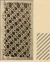 An illustration from A lace guide for makers and collectors; with a bibliography and five-language nomenclature, profusely illus. with halftone plates and key designs (1920)
