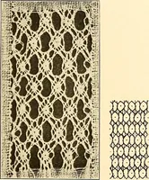 An illustration from A lace guide for makers and collectors; with a bibliography and five-language nomenclature, profusely illus. with halftone plates and key designs (1920)