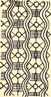 An illustration from A lace guide for makers and collectors; with a bibliography and five-language nomenclature, profusely illus. with halftone plates and key designs (1920)