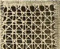 An illustration from A lace guide for makers and collectors; with a bibliography and five-language nomenclature, profusely illus. with halftone plates and key designs (1920)