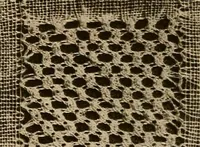An illustration from A lace guide for makers and collectors; with a bibliography and five-language nomenclature, profusely illus. with halftone plates and key designs (1920)