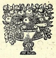 An illustration from La chiromance, la physionomie, et la geomance : auec la signification des nombres, & l'vsage de la roue de Pytagore (1663)