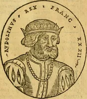 An illustration from La chronique des roys de France, puis Pharamond iusques au roy Henry, troisiesme, selon la computation des ans, iusques en l'an mil cinq cens soixante & quinze : Le catalogue des papes, puis S. Pierre iusques à Gregoire, treiziesme du nom. Le Catalogue des empereurs, puis Octouian Cesar iusques à Maximilian, present (1576)