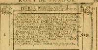 An illustration from La chronique des roys de France, puis Pharamond iusques au roy Henry, troisiesme, selon la computation des ans, iusques en l'an mil cinq cens soixante & quinze : Le catalogue des papes, puis S. Pierre iusques à Gregoire, treiziesme du nom. Le Catalogue des empereurs, puis Octouian Cesar iusques à Maximilian, present (1576)