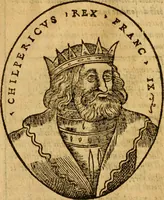 An illustration from La chronique des roys de France, puis Pharamond iusques au roy Henry, troisiesme, selon la computation des ans, iusques en l'an mil cinq cens soixante & quinze : Le catalogue des papes, puis S. Pierre iusques à Gregoire, treiziesme du nom. Le Catalogue des empereurs, puis Octouian Cesar iusques à Maximilian, present (1576)