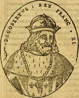 An illustration from La chronique des roys de France, puis Pharamond iusques au roy Henry, troisiesme, selon la computation des ans, iusques en l'an mil cinq cens soixante & quinze : Le catalogue des papes, puis S. Pierre iusques à Gregoire, treiziesme du nom. Le Catalogue des empereurs, puis Octouian Cesar iusques à Maximilian, present (1576)