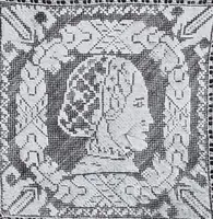 Picture 9 of 71 from Lacis, practical instructions in filet brodé or darning on net; (1909), leaf 54
