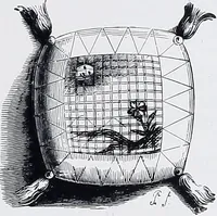 Picture 2 of 71 from Lacis, practical instructions in filet brodé or darning on net; (1909), leaf 9