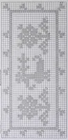 An illustration from Lacis, practical instructions in filet brodé or darning on net: (1909)