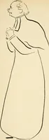 An illustration from La comédie-francaise [1905-1906]; dessins. Avec la préf. de Robert de Montesquiou (1906)