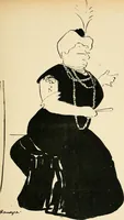 An illustration from La comédie-francaise [1905-1906]; dessins. Avec la préf. de Robert de Montesquiou (1906)